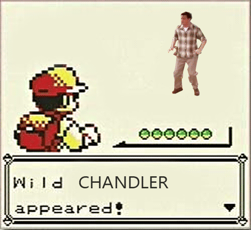 chandler-dances-on-things:  Chandler dancing on a Pokemon encounter. ♦ As requested
