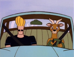 kid:  Remember when Johnny Bravo got catfished