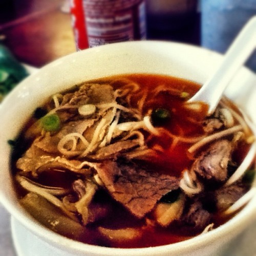 @krislara and I took Undeclared to the Mall and Pho (Taken with instagram)