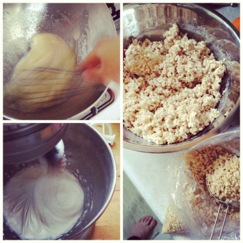 If puffing the rice didn&rsquo;t take so long, I&rsquo;d&rsquo;ve done that myself too. 