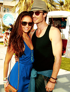 anditsdraining:  Ian &amp; Nina || Burton Snowboards Coachella Pool Party And