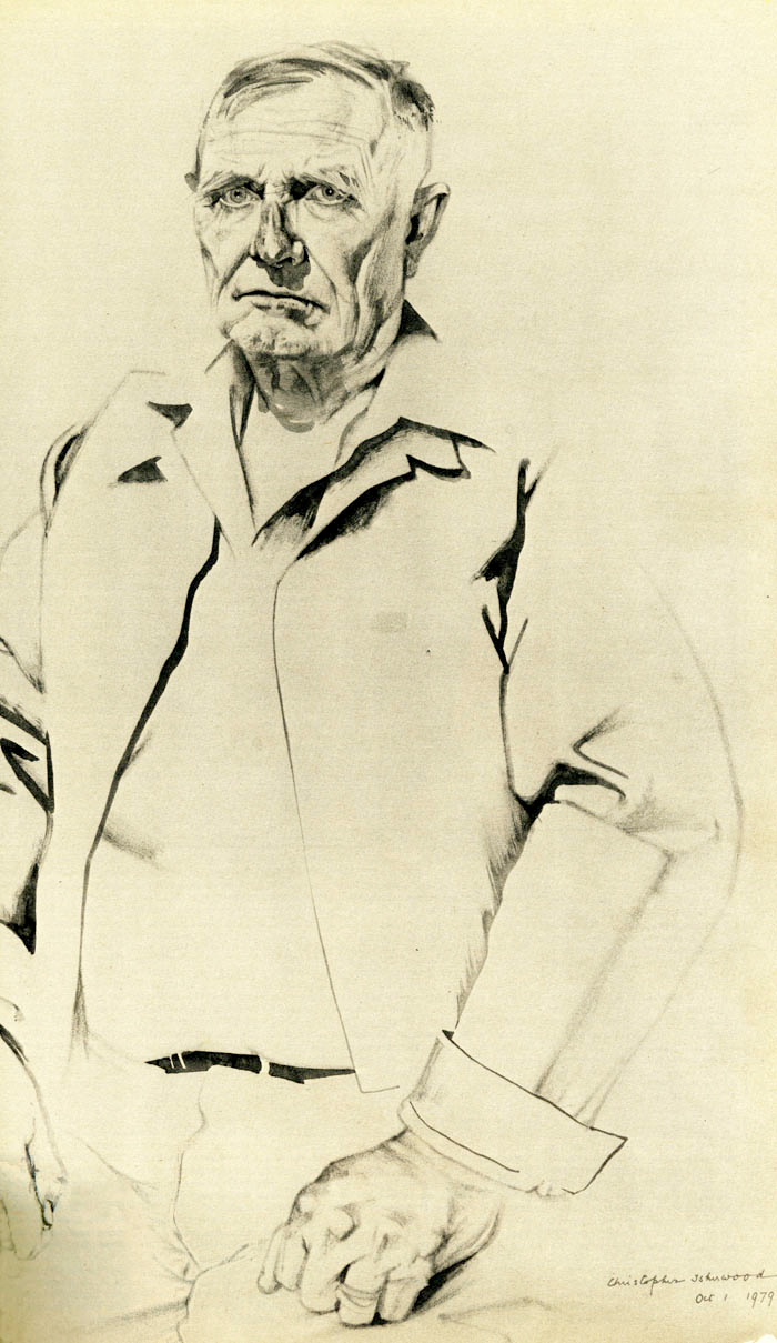 rockandstone:  Don Bachardy, Christopher Ishwood, 1979 