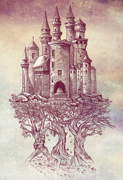 society6.comCastle in the Trees by Rachel Caldwell