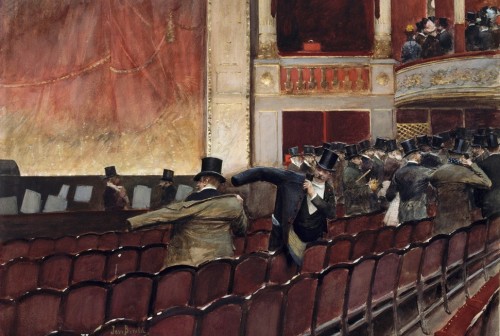 Porn Jean Béraud (1849 -1935): La sortie du théâtre photos