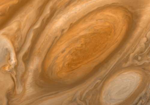 fyeahuniverse:(Jupiter’s Great Red Spot seen July 1979 by NASA/JPL)