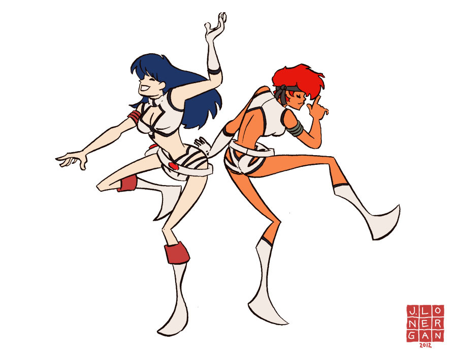 Dirty Pair wants to dance to a different groove, now you know what to do g, bust a move.