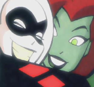 theideal-life:    “Harley— Don’t you realize I hate your guts?!!”  “Well,