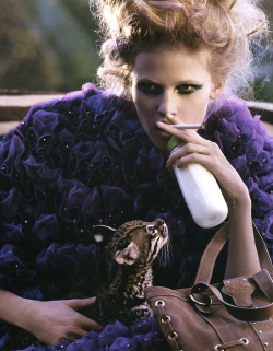 Lara Stone by Mark Segal for Vogue Paris