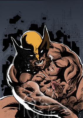 Porn photo takadoesporn:  Oh Wolvie, you slut. 