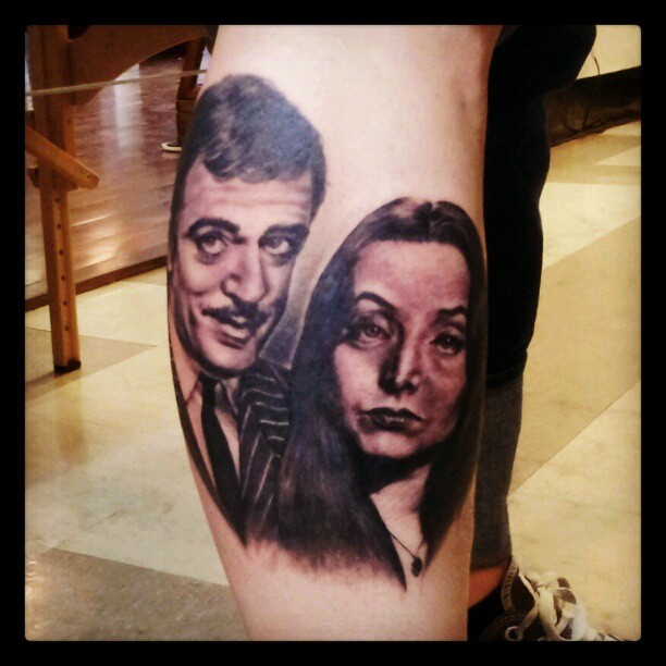 29 hauntingly beautiful Morticia Addams tattoos  CafeMomcom