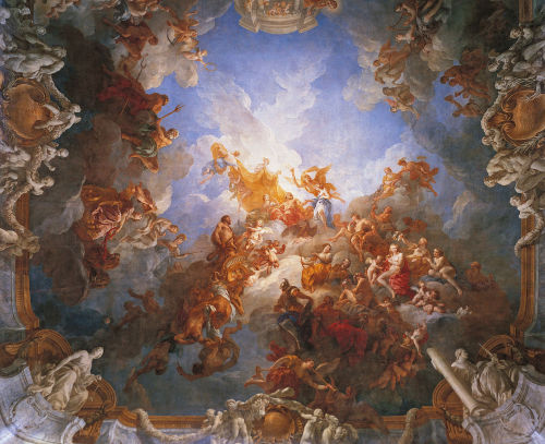 mesbeauxarts-blog: François Lemoyne. L'Apothéose d'Hercule (The Apotheosis o