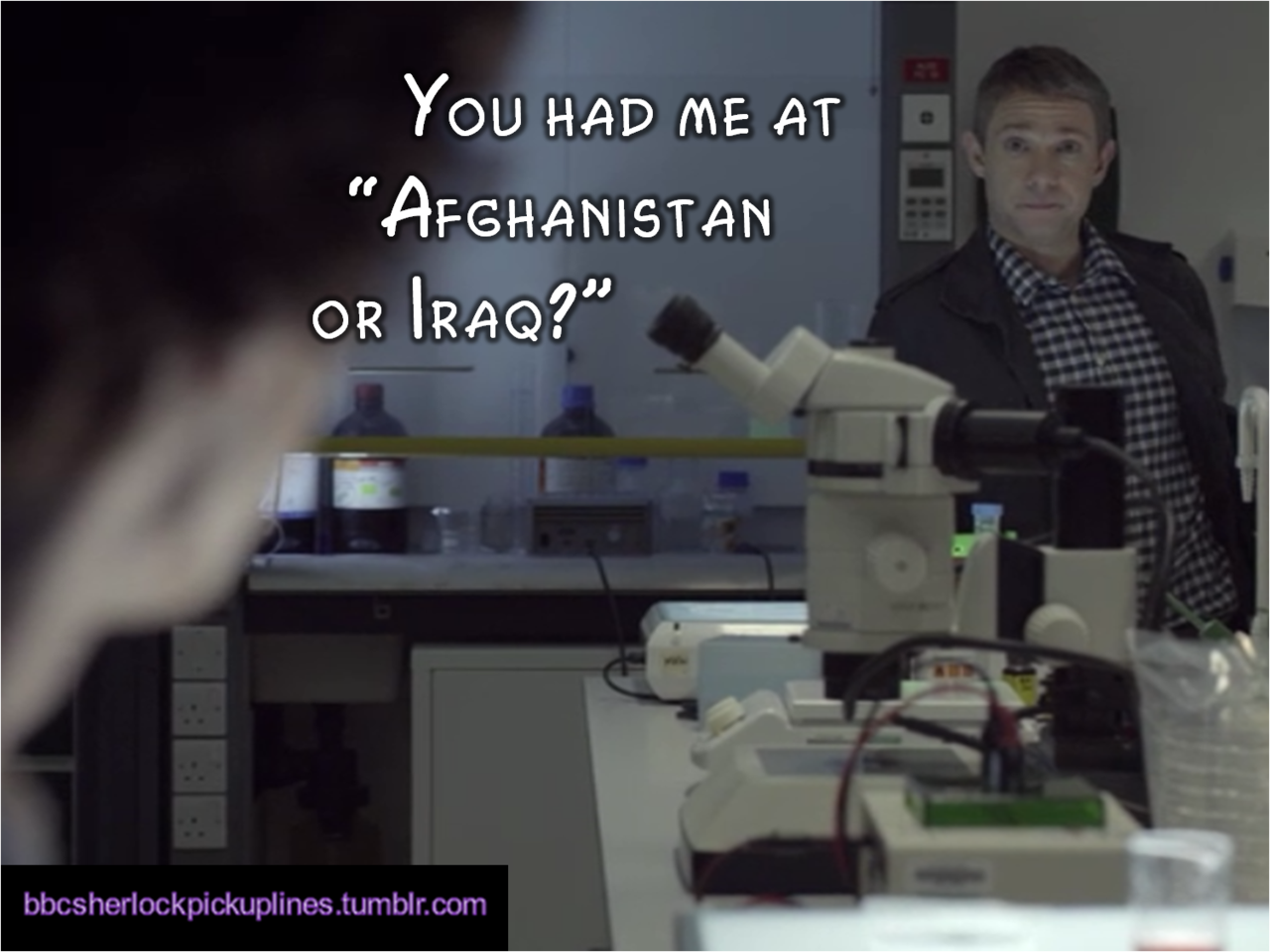 &ldquo;You had me at &lsquo;Afghanistan or Iraq?&rsquo;&rdquo; Submitted