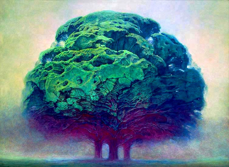 nuclearharvest:  EV by Zdzislaw Beksinski 1986