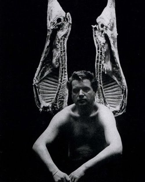 workman:  Francis Bacon by John Deakin for Vogue, 1962