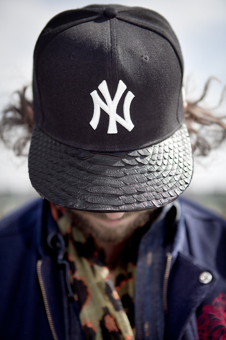 lifestab:  New Era Black Python Snapback on my head. 10 made = Jay-Z &amp; Kanye