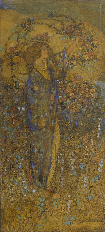 23silence:  Annie French (1872-1965) -The flower maiden. 