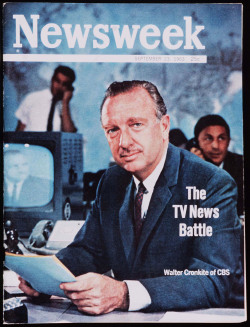 nwkarchivist:  Walter Cronkite Became Anchorman Of ‘The CBS Evening News’ 50 Years Ago. 