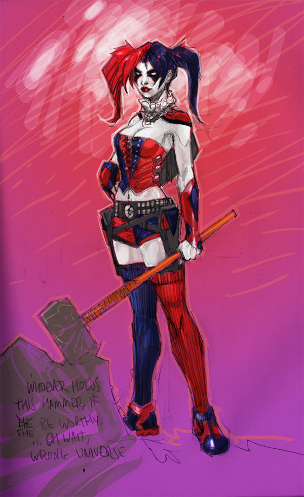 towritecomicsonherarms:  hammer 