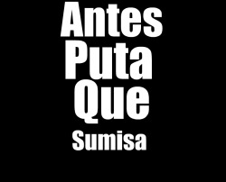 Antes puta que sumisa.-