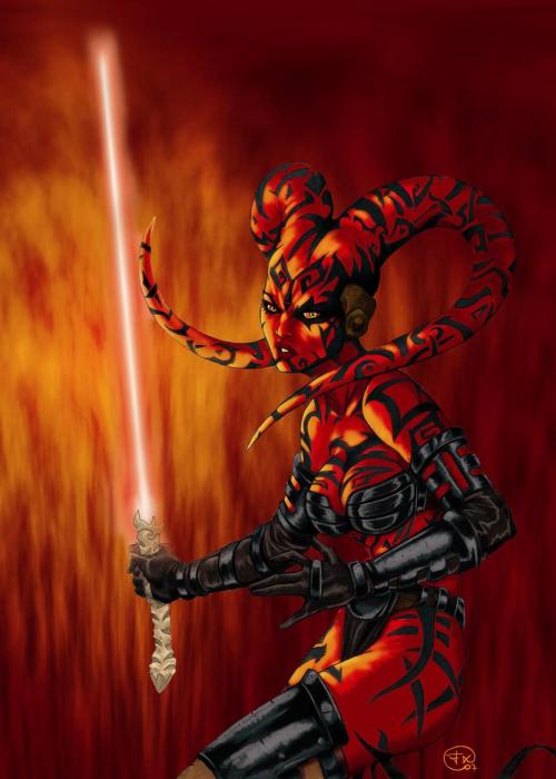 mandalorian-bounty-hunter:  Star Wars Sith - Darth Talon by ~effix35