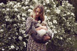 snippetsfragments:  Oh my goodness, how adorable is her pet bunny?? Just discovered this lovely blog, Fanny Latour-Lambert, via The Neotraditionalist. Gorgeous photographs! Image via Fanny Latour-Lambert blog  