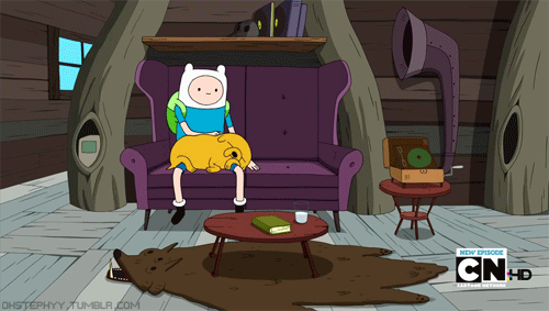 alternianpride:  risamai:  the-real-inu-girl:  This is probably the most normal thing that I’ve seen on Adventure Time  And then you notice the bear rug has 3 eyes  This is still probably the most normal thing that I’ve seen on Adventure Time. 
