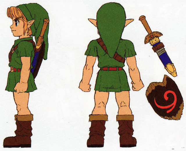 gameandgraphics:  Zelda: Ocarina of Time concept art (Nintendo 64, 1998). source