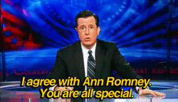Stephen Colbert approves of women!