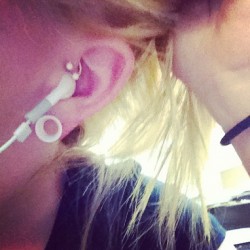 White gauge at da top #piercing #iphoneography