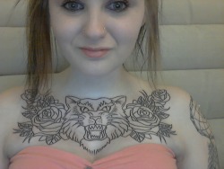 fuckyeahtattoos:  Outline of my chest piece.