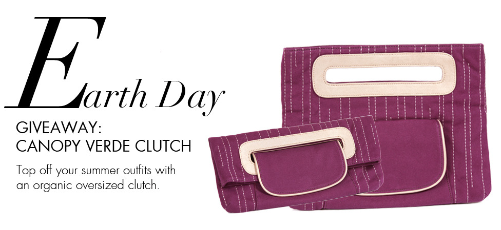 Celebrate Earth Day in style with a show stopping clutch from Canopy Verde that packs in both a fashion forward aesthetic and function!
Canopy Verde was founded in 2008 by designer Linda Wong who ensured that hers would be amongst the greenest brands...