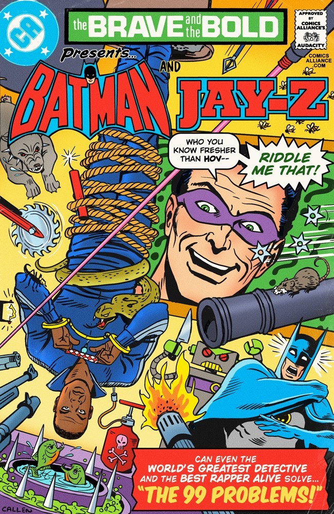 Great Comics that Never Happened: Batman and Jay-Z Solve 99 Problems!
By Chris Sims
In our recurring feature, ComicsAlliance brings you the best comic book adventures that do not, could not, and sometimes should not exist: Great Comics That Never...