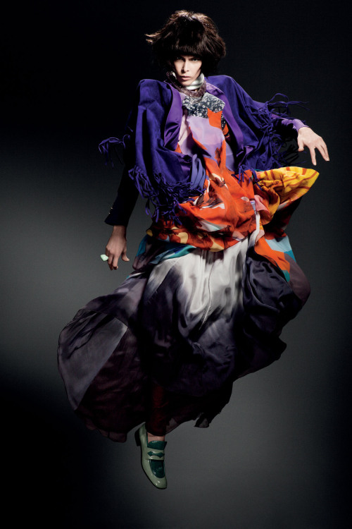 Kristina Salinovic by Tim Barber for Muse Magazine #29 (Spring 2012) Editorial: Dress Up
