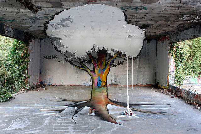 all-day-lifted-and-gifted:  gaksdesigns:  Anamorphic Graffiti   (via imgTumble)