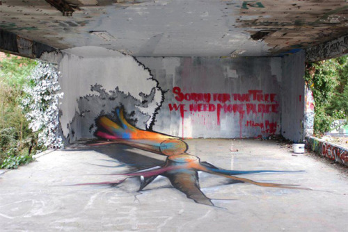 all-day-lifted-and-gifted:  gaksdesigns:  Anamorphic Graffiti   (via imgTumble)