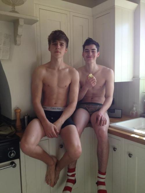 XXX cuteguyss:  Kitchen Cuties photo