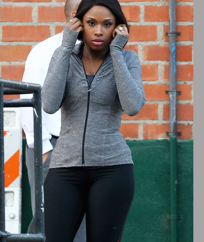 fuckyeahfamousblackgirls:  Jennifer Hudson on the set of her new Weight Watchers