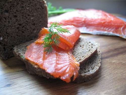 Cured Salmon
Really great cured salmon can go for $20 a pound or more, so why not make it yourself? This tender, tasty salmon, based on the classic Scandinavian gravlax, is coated in sugar, salt and herbs and cures in the fridge for 24 hours.
Get the...