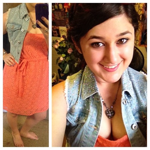 One of my favorite spring outfits so far. I wore it with my Vans during the day and then traded them