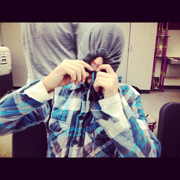 Tied @j_florian up. #boy #follow #like #funny #iphoneography #iphonesia #kentucky