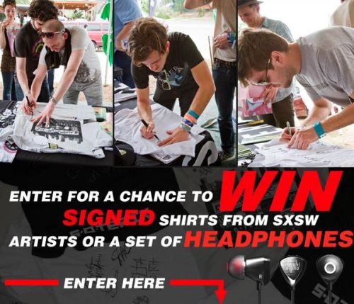 Free Giveaway
Enter to win a free pair of premium headphones as well as signed shirts from the following bands
-Class Actress -Delta Spirit -Electric Touch -Friends -Gardens & Villa -Grimes -Of Montreal -Polarsets -Polica -Tycho -Voxhaul Broadcast...