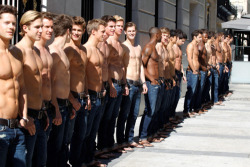 powher:  lustire:  italian-kid:  Abercrombie &amp; Fitch’s models  when i said, boys form a line i did not expect this :o  i love them all 