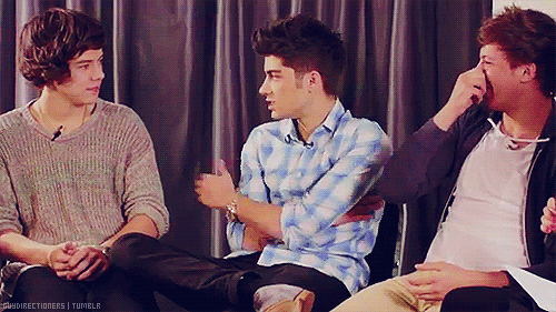 guydirectioners:  Zayn trying to explain The Hunger Games to Harry. lol 