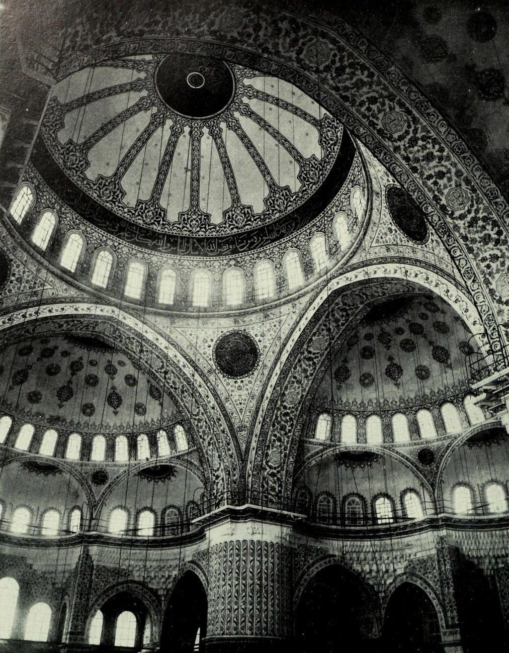 Inside the Mosque of Ahmed I, Istanbul