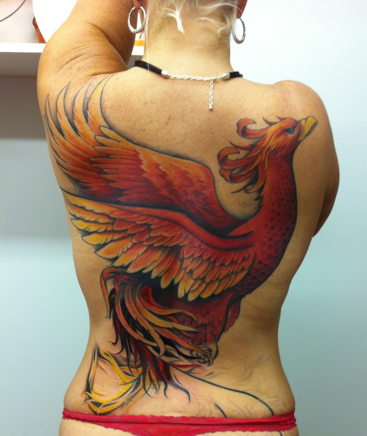 fuckyeahtattoos:  My Phoenix is fierce, strong, determined, and beautiful. It is