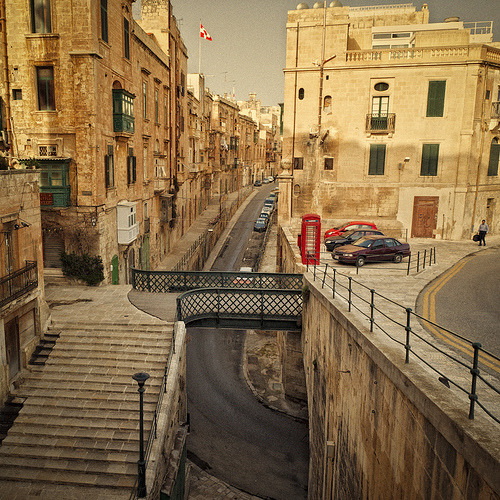 Valletta Street View, Malta© Allard One