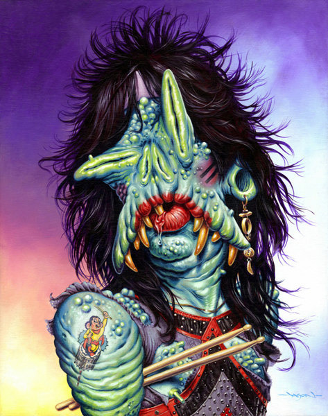 supersonicelectronic:  Jason Edmiston. These pieces are part of the group show, “Rock Paper Sinners,” at Phone Booth Gallery in Long Beach, California. The show is up until May 8th. 