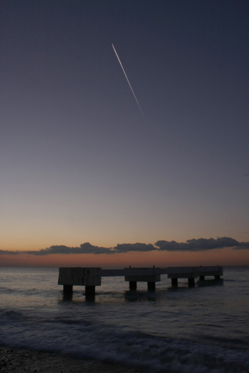 Nice, France.  Woke up early one morning and caught the sunrise. 