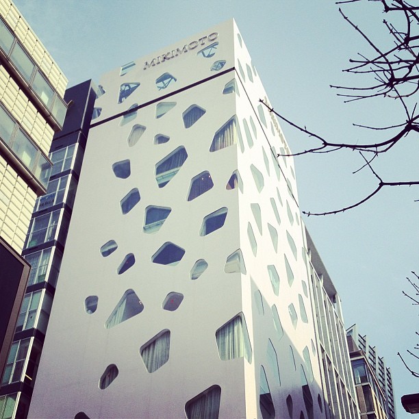 Mikimoto #Ginza Store by #ToyoIto #tokyo #archdaily #architecture #instagood #iphonesia #japan (Taken with instagram)