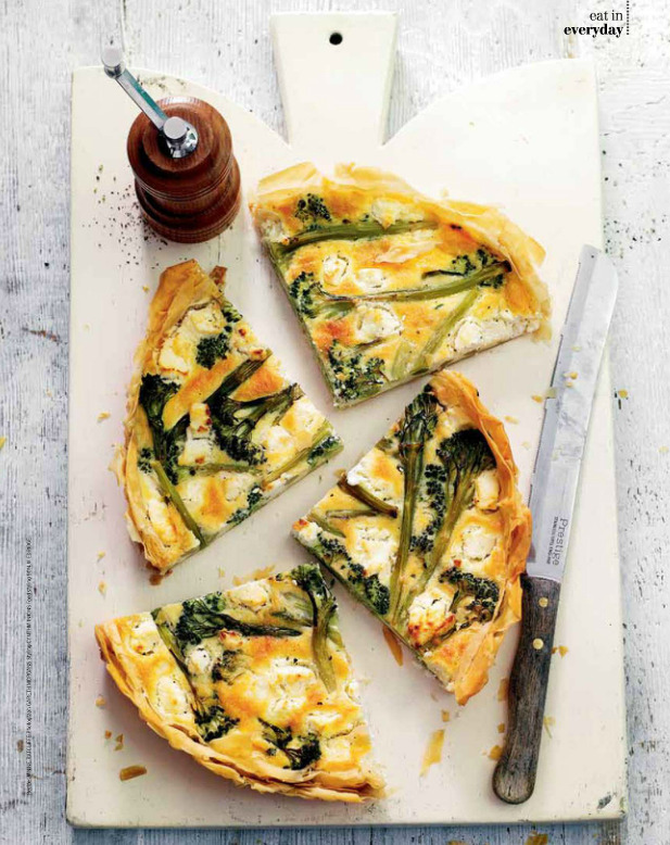 FOOD. | Broccoli and goat’s cheese tart